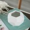 Uniquewise 4-In White Ceramic Table Vase - Modern, Bohemian and Minimalist Decorative Centerpiece for Weddings, Dining & Living Rooms, Offices, Coffee Tables, and Interior Design Accessories